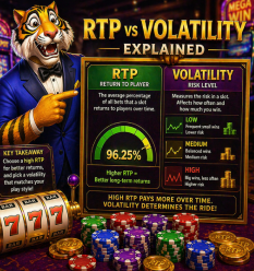 RTP vs Volatility Explained – Key Differences at Lucky Tiger Casino